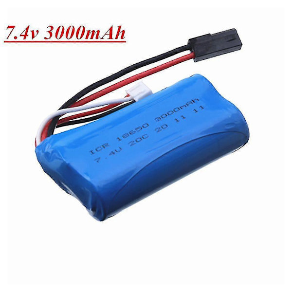 7.4v 3000mah 18650 Lipo Akku Mjx T40 T40c F39 F49 T39 Dh 9053 9101 9118 Rc Helikopteri Drone Akun Osille[D] 1pcs battery