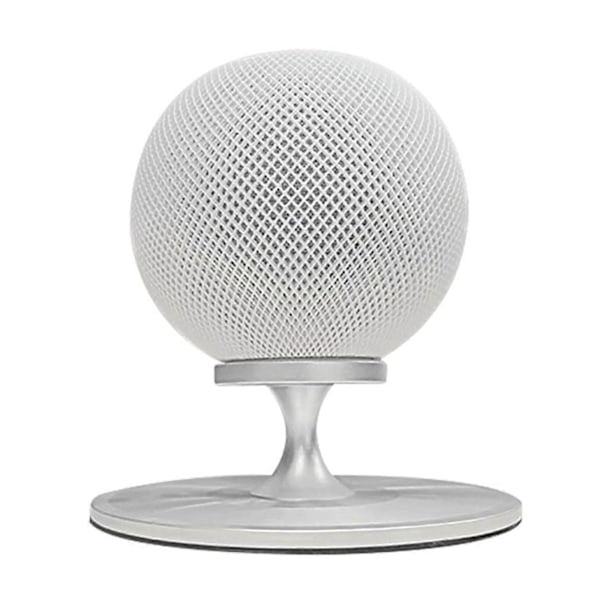 Stativ för Smart Högtalare för HomePod Mini Dekorativ Hållare Ljudförbättring Silver