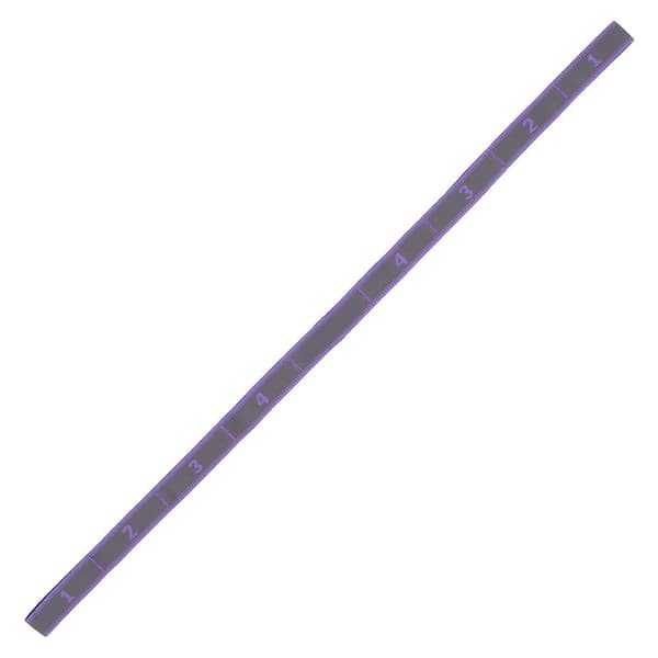 Yoga Stretch Strap Kvinder Fitness Høj Elastisk MultiLoop Trænings Elastik Bælte (Lilla Grå) [D]