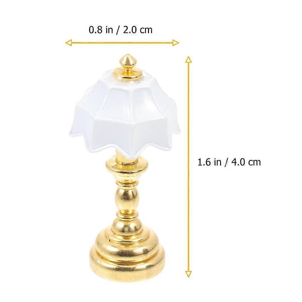 Mini Sengelampe Ornament Dekorativ Lampe til Hjemmet 3 stk.[D]