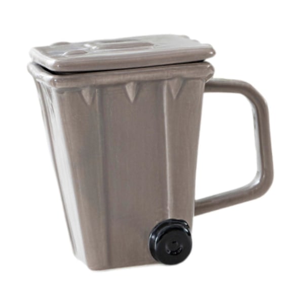 Kaffekopp Daglig Bruk Kopp Bar Tilbehør Vannkopp Kreativ Søppelkasse Krus Søppelbøtte Kopp for Iskaffe Frokost Juice[D] Coffee