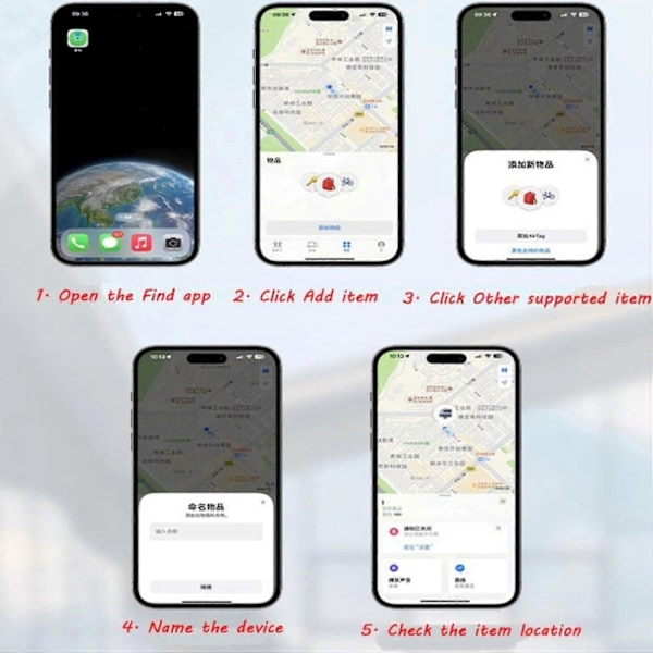 Safesync GPS Tracker, GPS Anti-förlust Tracker, GPS Spårningsenhet[D] Black