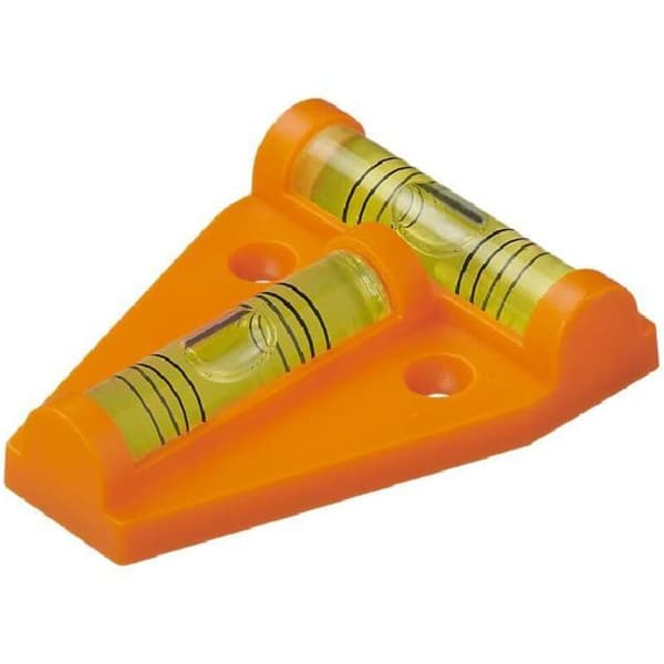 341215 Trekantet vaterpas med magnet, orange (D)