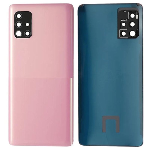Batteri-hölje med kamerlinskydd för Samsung Galaxy A51 5G SM-A516 - Svart Multicolor Pink