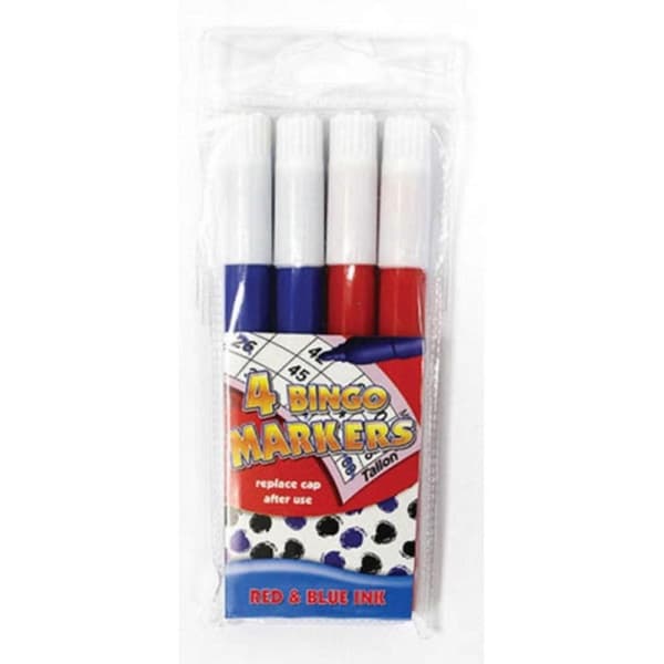 Erilaiset Bingo-tussit (4 kpl pakkaus) [D] Assorted One Size