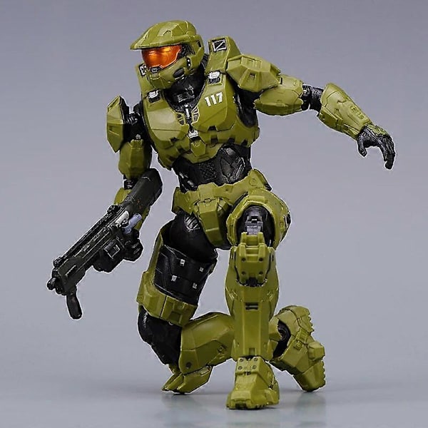 18cm Halo Infinite Master Chief Mjolnir MK VI 1/12 skala 17,5CM 6\" Actionfigur VI Gen3 John117 samlarföremål leksaker