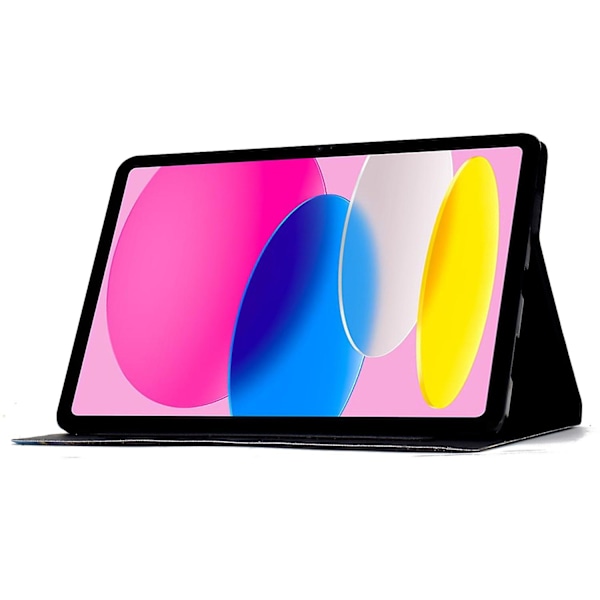 Etui til iPad Pro 11 (2018) / (2020) / iPad Air 11 (2024) / Air (2020) / (2022) PU Læder Mønster F Multicolor Golden Butterflies