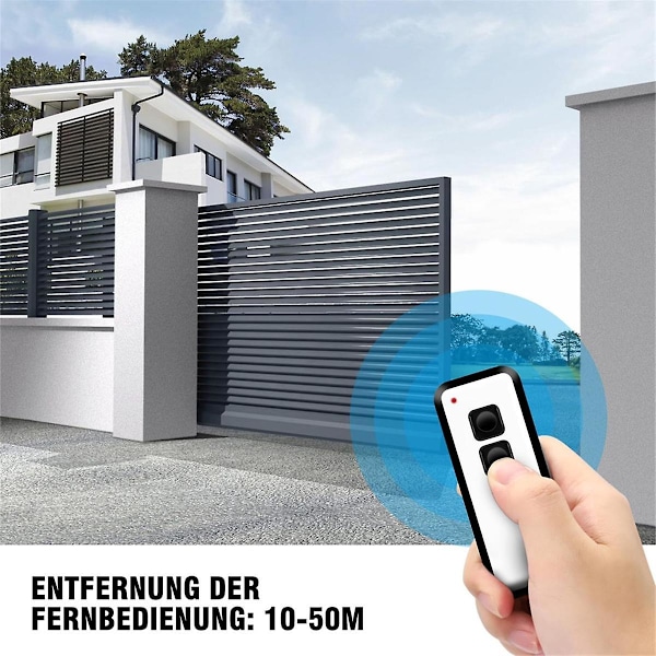 433,92 MHz Garagedörrfjärrkontroll, för NOVOTRON 502 MAX43-2, MINI-, Garagedörröppnare 2-pack