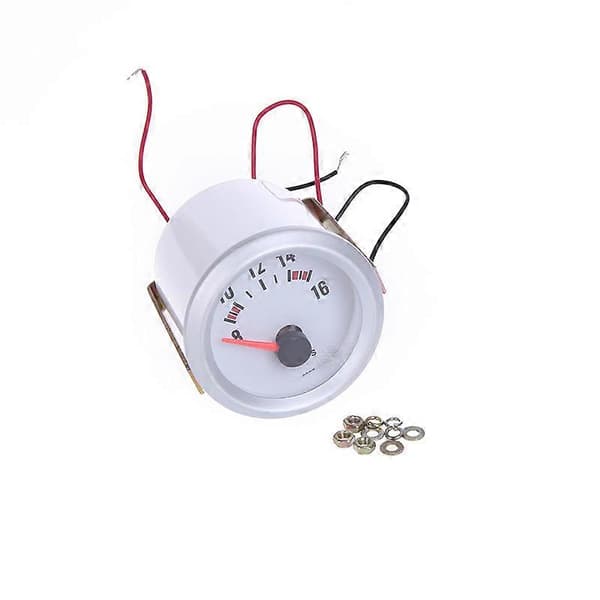 Voltmätare för bil 2\" 52mm 8~16V Blått LED-ljus[D]