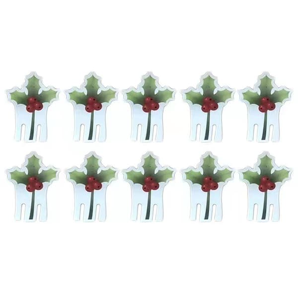 Kirkas lasikoriste 10 cm x 10 cm, 4 kpl [D]