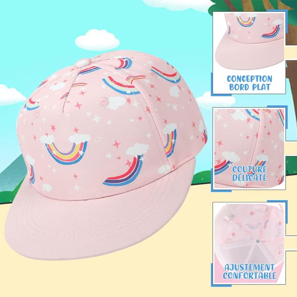 Baseballcaps for barn, gutter og jenter, justerbare solhatter