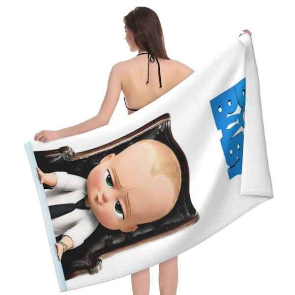 (Baby Boss) Extra Stor Snabbtorkande Strandhandduk Sandresistent Mikrofiber, 132x81 cm, Ultra-Mjuk, Lättviktig för Resor, Simning #BYFN[D] 130x80cm