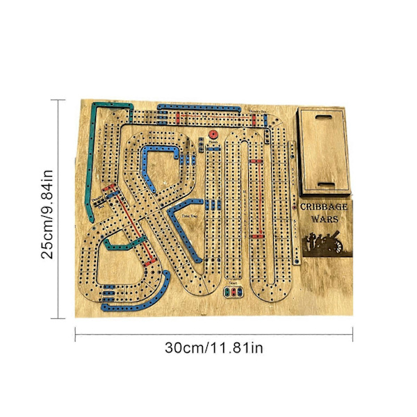 Cribbage Wars Brettspill, 2024 Trebrettspillsett