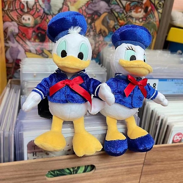 Liten Plushie Donald Duck Plyschdjur, Officiellt Licensierad Leksak för Barn från 2 År, Korgfyllnad och Små Presenter av Just Play