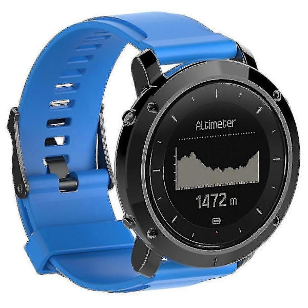 Silikon Ersättningsarmband För Suunto Traverse f26[D] Blue