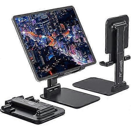 Tabletholderen er foldbar - en højdejusterbar universal bærbar tabletholder [D]