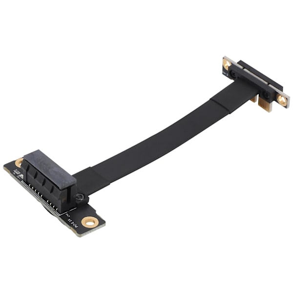 PCIE X1 Riserkabel Dubbel 90 Grader Höger Vinkel PCIe 3.0 x1 till x1 Förlängningskabel 8Gbps PCI Express 1x Riserkort - 10CM