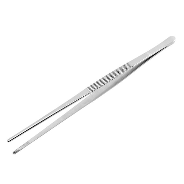 Köks-pincett Extra Lång Matlagningspincett i Rostfritt Stål Fin Pincett för Grillning Halkfritt Handtag Multifunktionell Pincett för Matlagning Bakning Hantverk Stainless Steel
