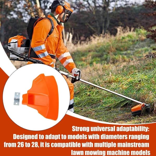 Orange plastskärlock - röjsågsskydd för skyddsanordning Orange 0.05