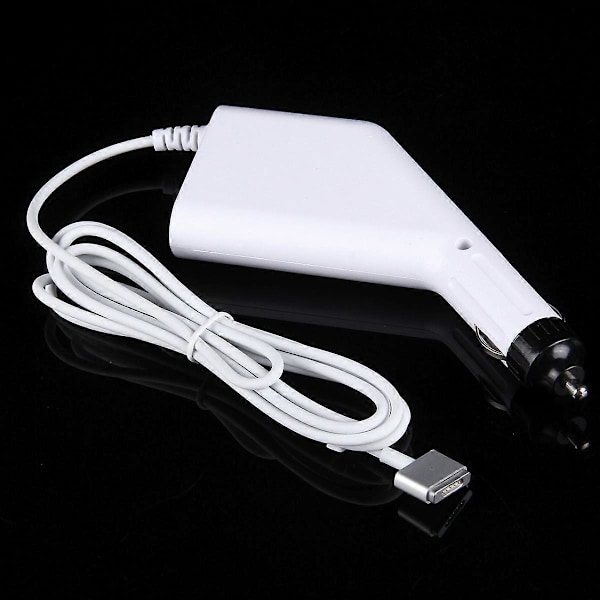 45W 14.85V 3.0 5-polig T-formad MagSafe 2 Bil Laddare med 1 USB-port för Apple Macbook A1466 / A1436 / A1465 / A1435 / MD224 / MD231 / MD761 / MD711, Le
