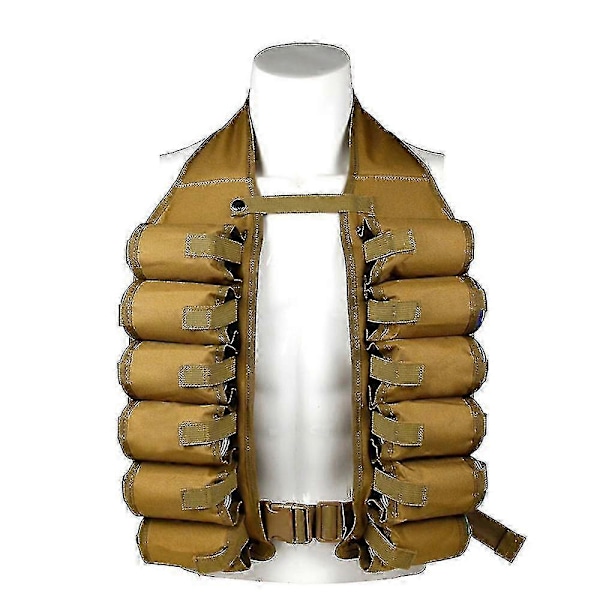 Öldricksväst med flera fickor, dryckesväst, ölholster, ölförvaring med invändig pengahållare, grillväska för utomhusbruk - Bra kvalitet