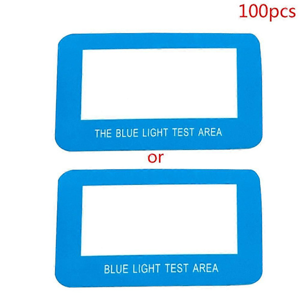 Bærbart anti-blåt lys testkort PVC-materiale genanvendelige polariserede solbriller[D]