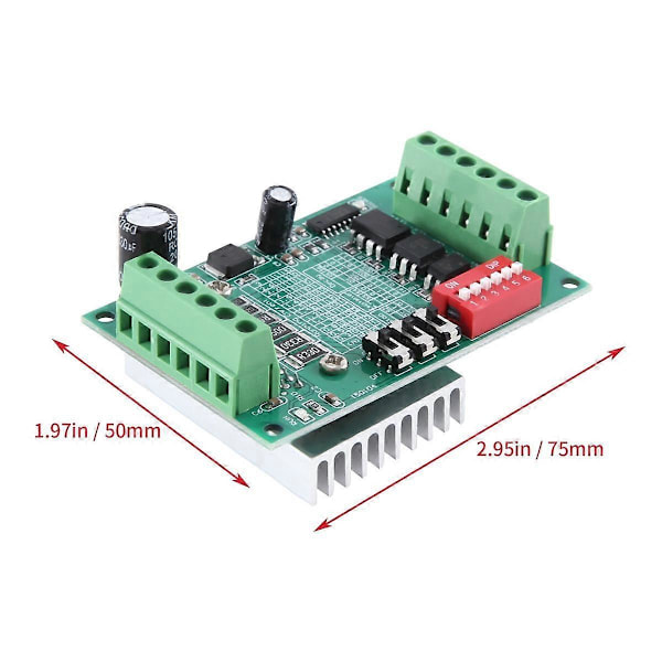 TB6560 3A Trindemotor Driver 10-trinshastighed Strøm Multifunktions Trindemotor Driver Board Enkelt Akse As Shown
