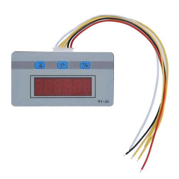 Digital räknare 1?999999 Automatisk detektering Tally 5?24V YF?16 för industriell styrning [kk]