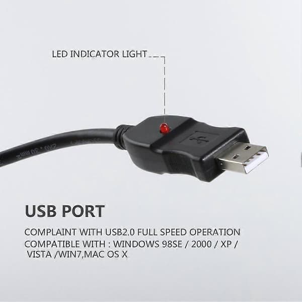 USB Han til XLR Hun Mikrofon USB MIC Link Kabel Ny[D] black