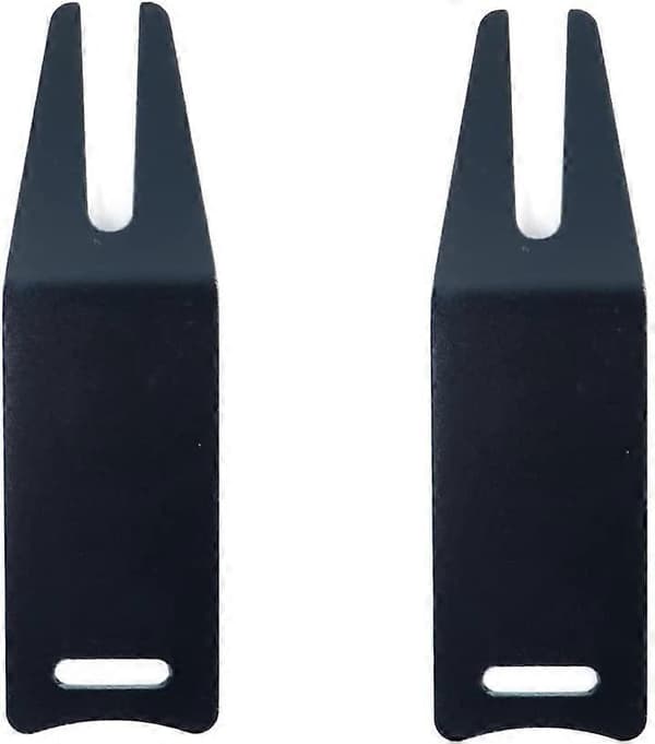 Golf Divot Reparationsværktøj Klassisk Design Aluminium (2 stk., sort) [D]