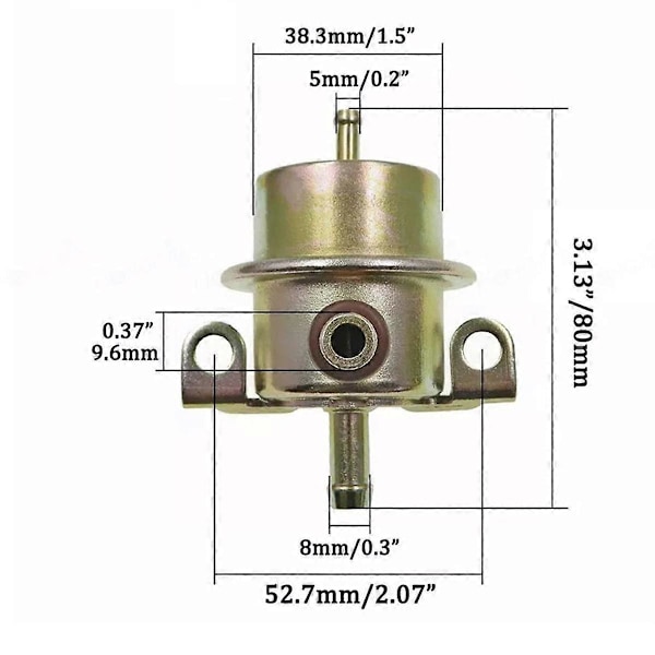 0280160235 PR4056 Ny drivstofftrykksregulator for 84-95 3,0 bar As Shown