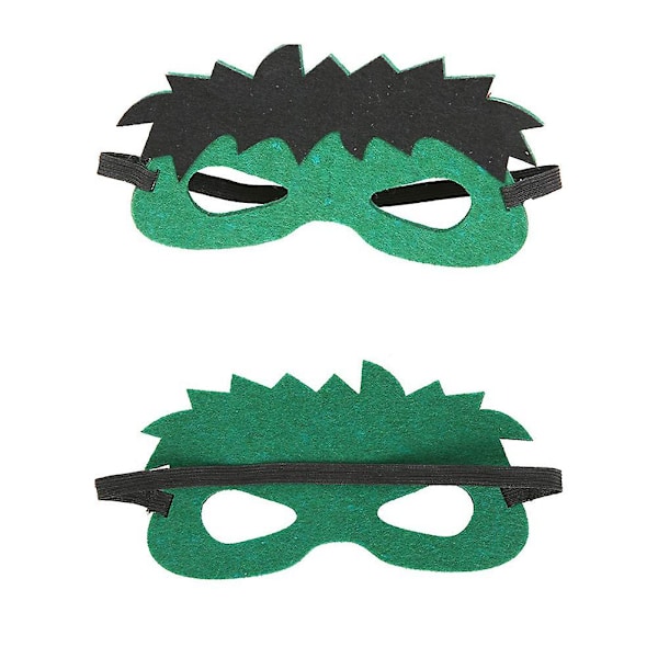 9 st Superhjälte Filtmasker för Barn Superhjältemasker med Elastiskt Rep Party Cosplay Favörer Masker för Halloweenfest