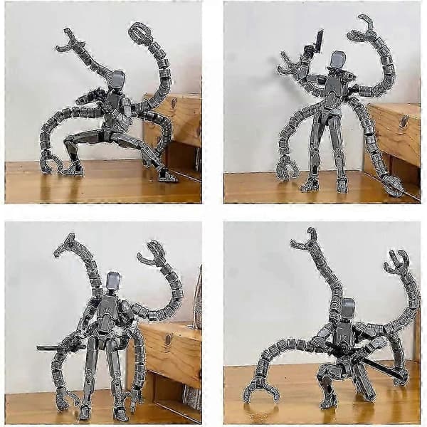 T13 Multi-leddet Action Figur Tilbehør med 3D-print, Legetøjssamling[D]