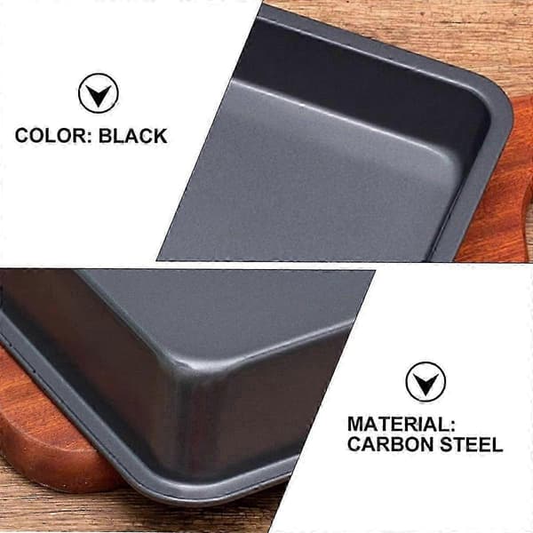 Mini firkantet kageform, 20 cm non-stick bageform til kagebagning 2025[D]