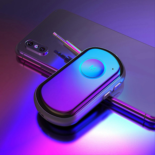AirFly Pro | Trådløs Sender/Modtager med Lyddeling til op til 2 AirPods/Trådløse Hovedtelefoner til Enhver Lydport til brug i Fly, Både o
