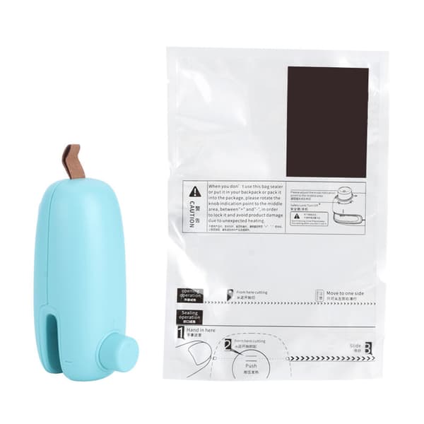 Bärbar förseglad snackspåse matkonserveringsmaskin miniköksaccessoar grön Multicouleur ABS