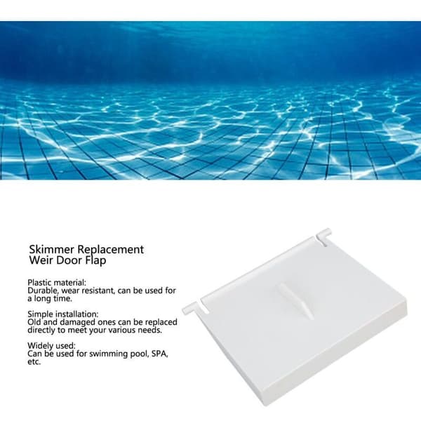 Hayward 8926 Kraftig Udskiftningsklap til Poolskimmer Blanc 0.05