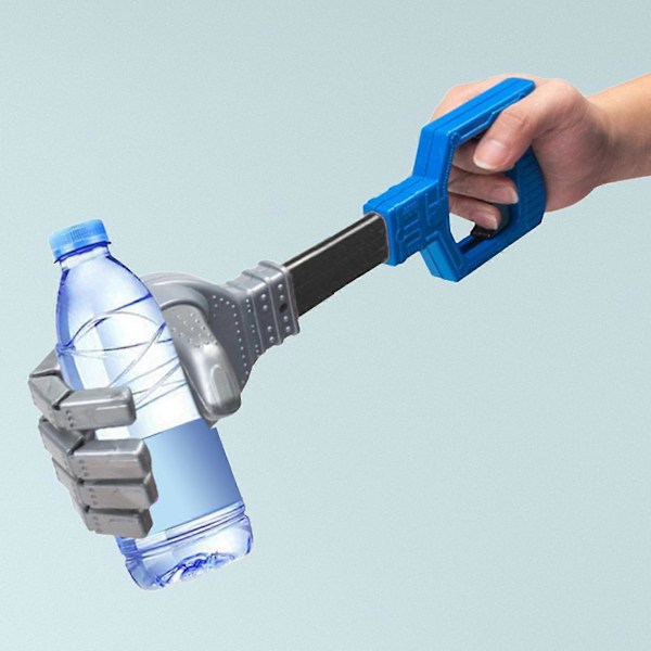 Sjov Robotklo Affaldsopsamler, Børneintelligenslegetøj, Håndgriber, Interaktivt Legetøjsgriber Robothånd til Børn[D] Blue M as described