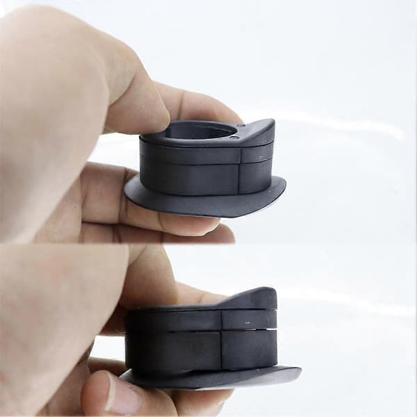 Integrerte Styrevasker Split Spacer Kits 28.6mm Gaffel Headset Spacer Plast Spesialskive Bik[D] Black