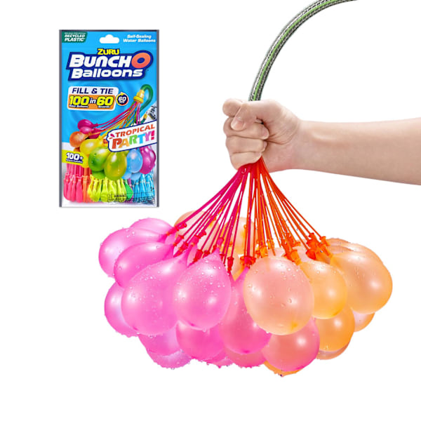 Bunch O Balloons Tropical Party 3-pack Vattenballonger[YJD] Multicolor multifärg