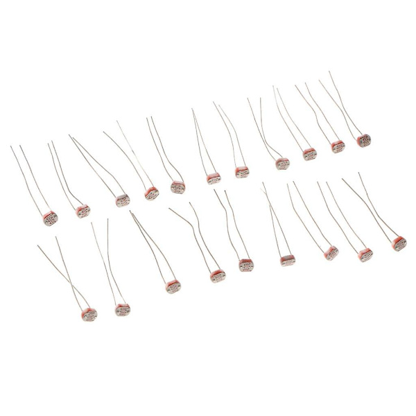 20 stycken Fotoresistorer Ldr Cds 5mm Ljusberoende Resistor Sensor Gl5516