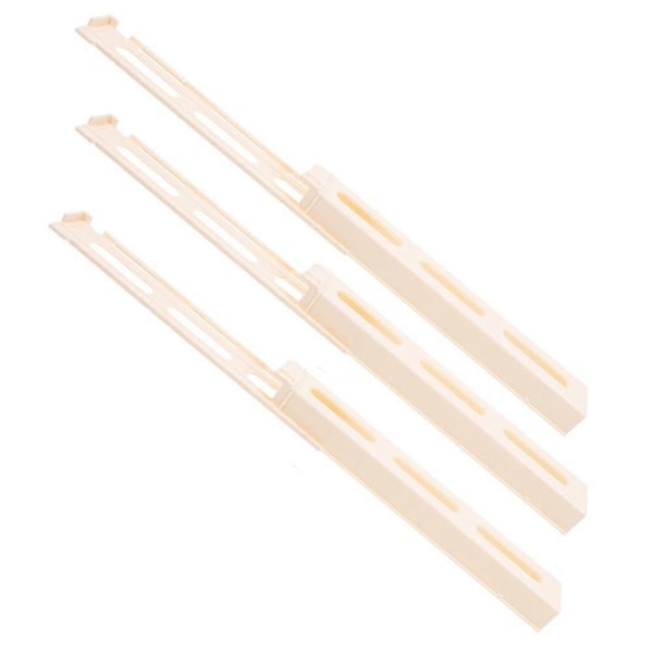 3 stk. Domino Clips Domino Udvidelsestilbehør Børns Domino Tog Kortholder Legetøj[D] Beige 26.00X4.00X2.50CM