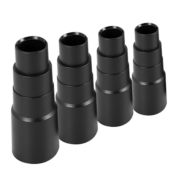 4 stk. Vakuumslange Adapter, Universal Vakuumslange Reducer Slange Adapter til Vakuumslange Slangeforbindelse black