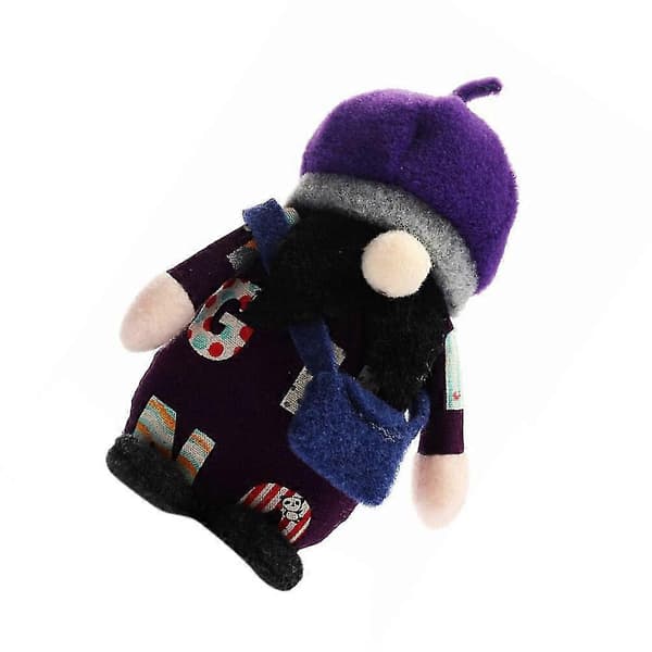 1 st Dockdekor för skolstart Söt Tyg Tomte Docka Ornament[D]