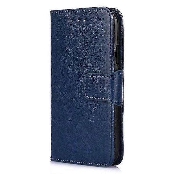 Magnetiskt stängande plånboksfodral i PU-läder för Oppo Find X5 Lite Smartphone Dark Blue
