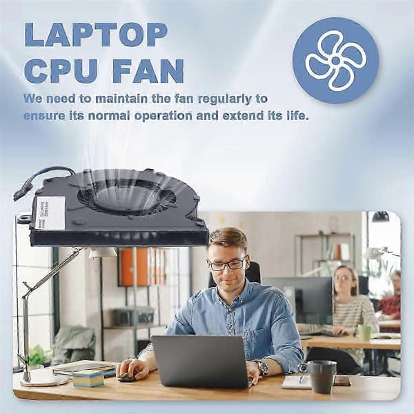 Til HP Pavilion 15-CS 15-CS000 15-CS0003CA 15-CS0025CL Laptop CPU-blæser til bærbar computer med diskret grafik L[D] Black