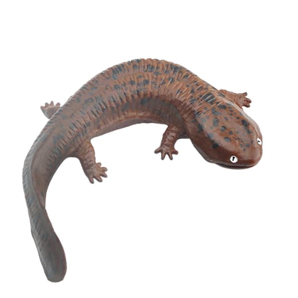 Salamander Leke Figur Aldre 3+ Gutter Jenter Simulering Dyreliv Dyr Statue grå[D] brown