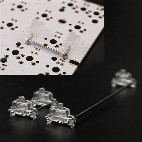 Switch Pcb Mount Stabilisator 6.25u Modifier Key Stabiliser Plate för Cherry MX[D]