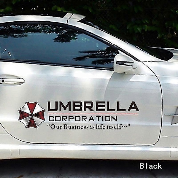 Bil Reflekterende Resident Film Evil Sticker Umbrella Corporation Dør Sticker[D] Black