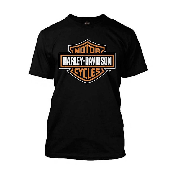 Orange Bar & Shield Svart T-skjorte 30290591 Harley Davidson-ooo13[D] XL